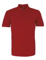 Heren Polo Asquith & Fox Classic Fit Cardinaal Red